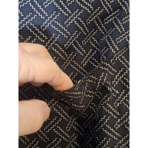 Nat Nast Button Front Shirt Size XL Short‎ Sleeve Silk Blend Blue - Picture 4 of 6